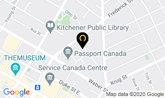 Brock Thomas L in Kitchener map