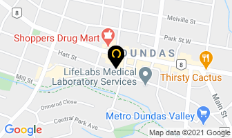 Brockhouse Ian B Dr in Hamilton map