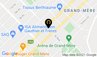 Bronsard Entreprise in Shawinigan map