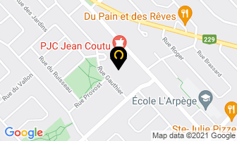 Bronzage Fidgi in Sainte-Julie map