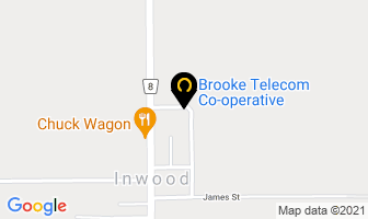Brooke Telecom Co-Operative Ltd in Charny map