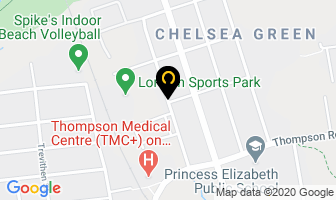 Brookside Banquet Center in London map