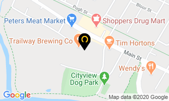 Brookside Dental Clinic in Fredericton map