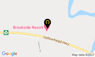 Brookside Resort in Vanderhoof map