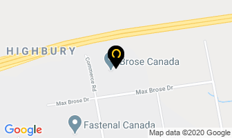 Brose Canada Inc in London map