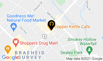Brown Dog Coffee Shoppe in Hamilton map