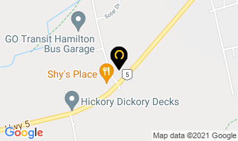 Brown Law Office in Hamilton map