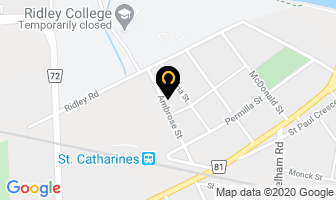 Brown's Appliance Repair in St. Catharines map
