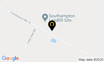 Bruce Area Solid Waste Recycling in Southampton map
