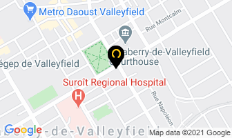 Bruchesi Brassard in Salaberry-de-Valleyfield map