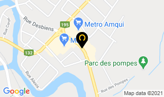 Brunet Pharmacie Affilee in Amqui map