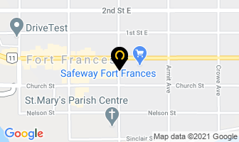 Brunetta Clare A in Fort Frances map