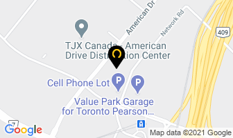 Brunner Canada Inc in Mississauga map