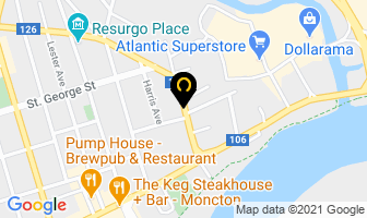 Bruno Godin Exit Realty Associates in Dieppe map