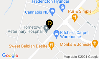 Brunswick Accessible Transit in Fredericton map
