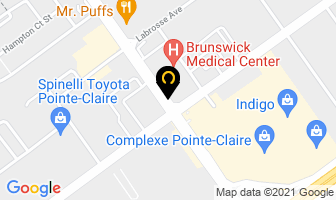 Brunswick Dental Group Inc in Pointe-Claire map