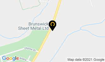 Brunswick Sheet Metal Ltd in Dieppe map