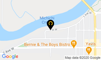Bryant's Auto Body in Drumheller map