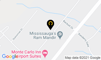 Brytor International Moving in Mississauga map