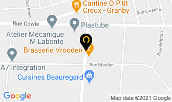Buanderies Industrielles Dextraze in Granby map