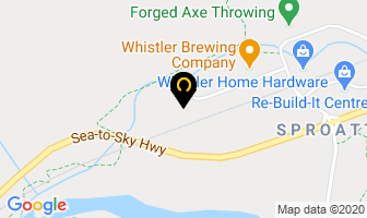 Bubbles Dog Spa in Whistler map