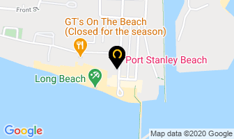 Buccaneer Restaurant in Port Stanley map