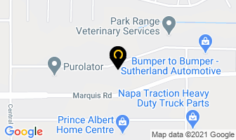 Buckland Auto Sales in Prince Albert map