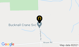 Bucknall Crane Service Ltd in West Lincoln map