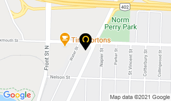 Budget Car Rental in Sarnia map