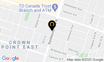 Buduchnist Credit Union in Hamilton map