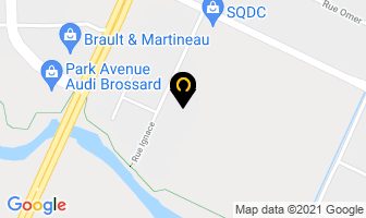 Buffet Demers in Brossard map