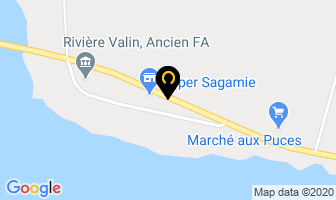 Buffet Sagamie in Saint-fulgence map