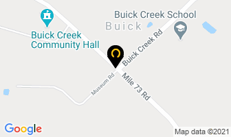 Buick Creek Mag 'n Mel's Camp Services in Peace River B map