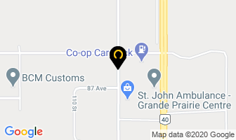 Bulk Plant & Card Lock in Grande Prairie map