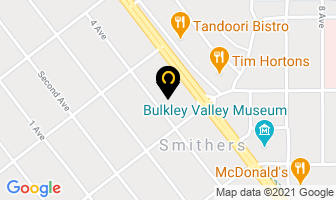 Bulkley Valley Printers in Smithers map