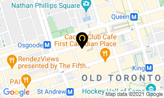 Bulldog Coffee in Orillia map