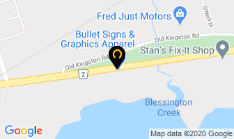 Bullet Autographics Inc in Belleville map