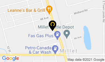 Burger Barn in Millet map