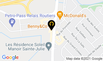 Burger King in Sainte-Julie map