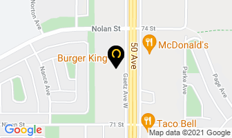 Burger King in Red Deer map