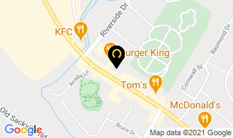 Burger King in Halifax map