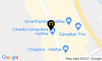 Burger King in Halifax map