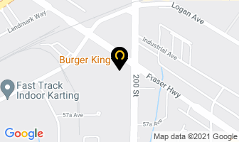 Burger King in Langley map