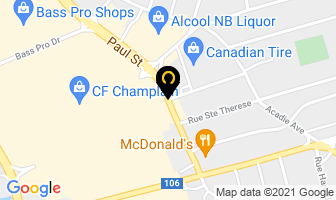 Burger King Office in Dieppe map