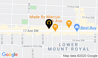 Burgess Dental in Calgary map