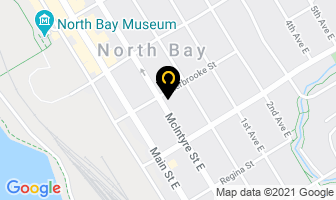 Burke Paralegal in North Bay map
