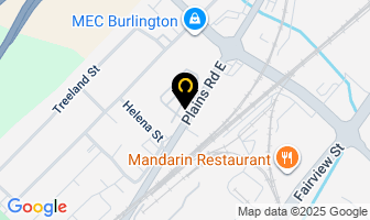 Burlington Family Dentists in Burlington map
