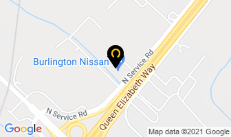 Burlington Nissan in Sorel-Tracy map