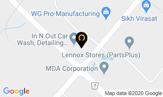 Burn Media Corporation in Brampton map