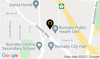 Burnaby Civic Union in Brant map